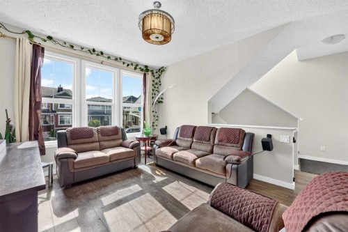 27 Red Embers Lane Ne, Calgary, AB - Indoor Photo Showing Living Room