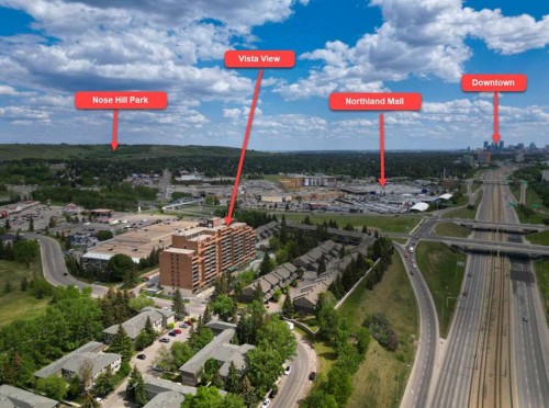 716-5204 Dalton Drive Nw, Calgary, AB - Outdoor With View