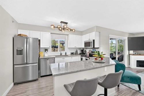 1301-6635 25 Avenue Ne, Calgary, AB - Indoor Photo Showing Kitchen With Stainless Steel Kitchen