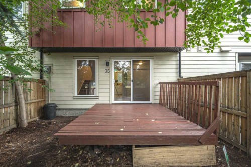 35-4740 Dalton Drive Nw, Calgary, AB - Outdoor With Deck Patio Veranda With Exterior