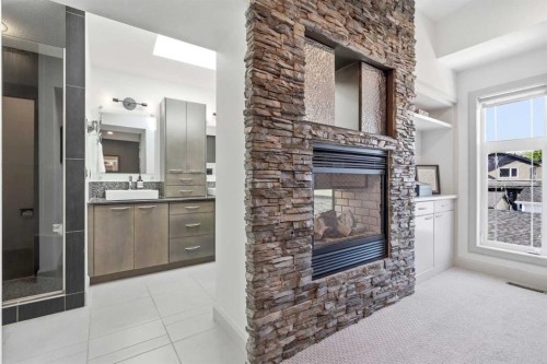 2042 49 Avenue Sw, Calgary, AB - Indoor Photo Showing Other Room With Fireplace