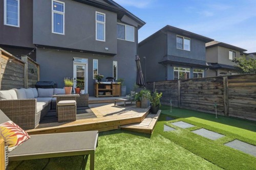 2042 49 Avenue Sw, Calgary, AB - Outdoor With Deck Patio Veranda