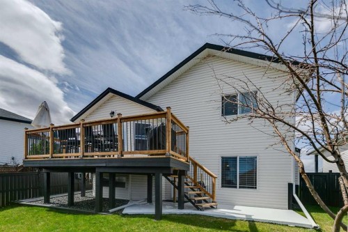 438 Sheep River Point, Okotoks, AB - Outdoor With Deck Patio Veranda