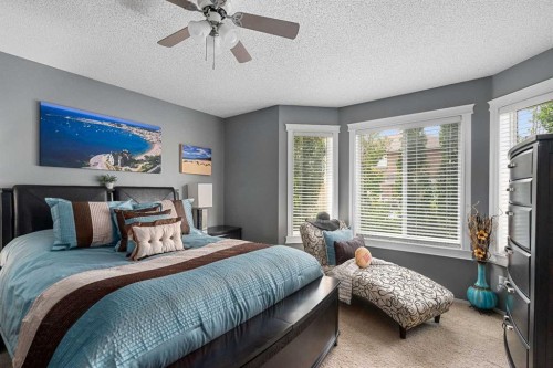 224 Arbour Ridge Way Nw, Calgary, AB - Indoor Photo Showing Bedroom