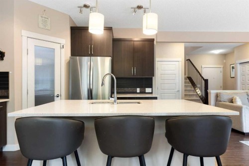 165 Cranarch Common Se, Calgary, AB - Indoor Photo Showing Kitchen With Upgraded Kitchen