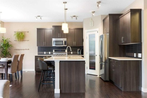 165 Cranarch Common Se, Calgary, AB - Indoor Photo Showing Kitchen With Upgraded Kitchen