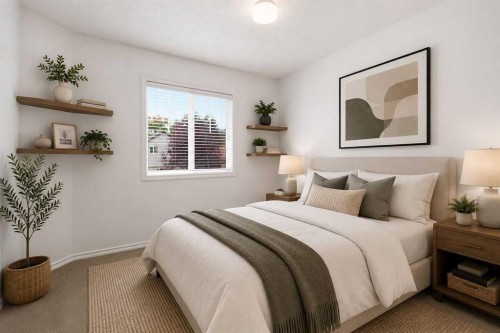 2-435 13 Avenue Ne, Calgary, AB - Indoor Photo Showing Bedroom