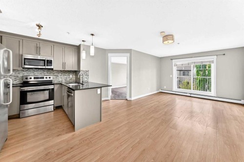 6211-155 Skyview Ranch Way Ne, Calgary, AB - Indoor Photo Showing Kitchen With Upgraded Kitchen