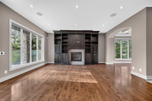 4 Aspen Cliff Close Sw, Calgary, AB - Indoor With Fireplace