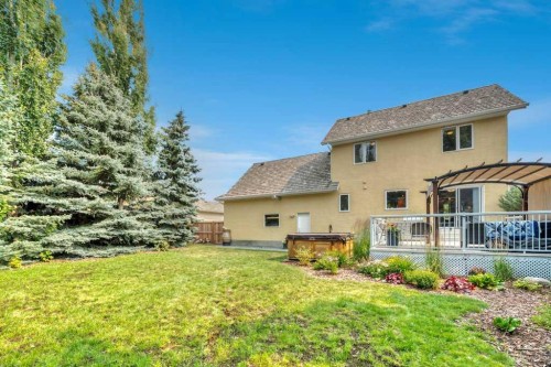 3 Grande Point Estates, Strathmore, AB - Outdoor With Deck Patio Veranda