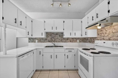 2606 14 Avenue Se, Calgary, AB - Indoor Photo Showing Kitchen With Double Sink