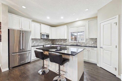83 Redstone Gardens Ne, Calgary, AB - Indoor Photo Showing Kitchen With Upgraded Kitchen