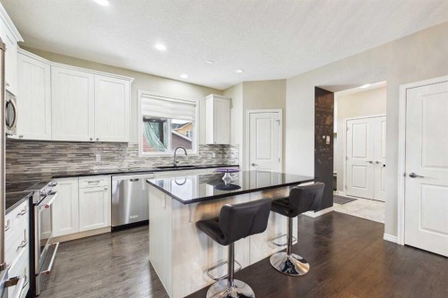 83 Redstone Gardens Ne, Calgary, AB - Indoor Photo Showing Kitchen With Upgraded Kitchen