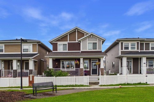 83 Redstone Gardens Ne, Calgary, AB - Outdoor With Deck Patio Veranda With Facade