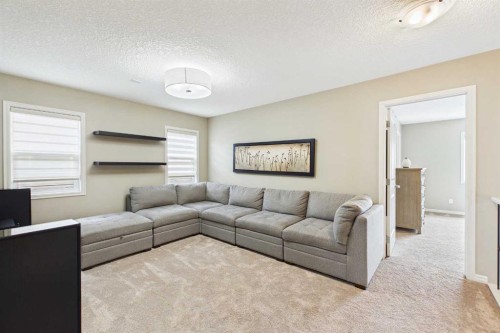 83 Redstone Gardens Ne, Calgary, AB - Indoor Photo Showing Living Room