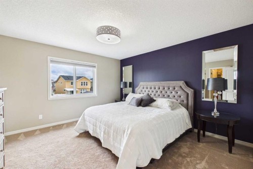 83 Redstone Gardens Ne, Calgary, AB - Indoor Photo Showing Bedroom