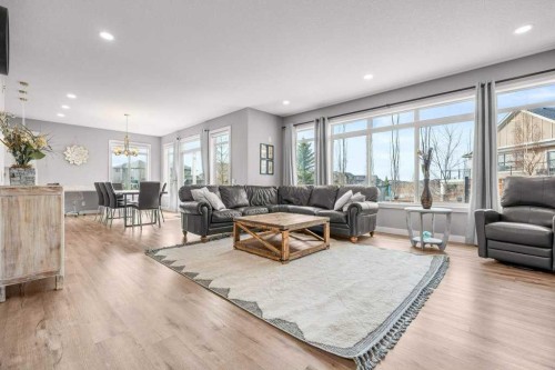 471 Canals Boulevard Sw, Airdrie, AB - Indoor Photo Showing Living Room
