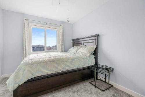 471 Canals Boulevard Sw, Airdrie, AB - Indoor Photo Showing Bedroom