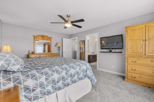 471 Canals Boulevard Sw, Airdrie, AB - Indoor Photo Showing Bedroom