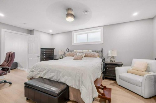 471 Canals Boulevard Sw, Airdrie, AB - Indoor Photo Showing Bedroom