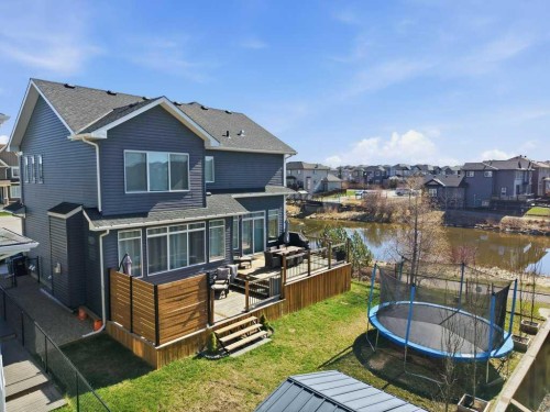471 Canals Boulevard Sw, Airdrie, AB - Outdoor With Deck Patio Veranda