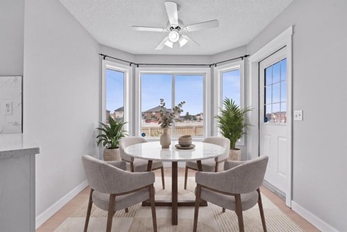 187 Martinvalley Crescent Ne, Calgary, AB - Indoor Photo Showing Dining Room