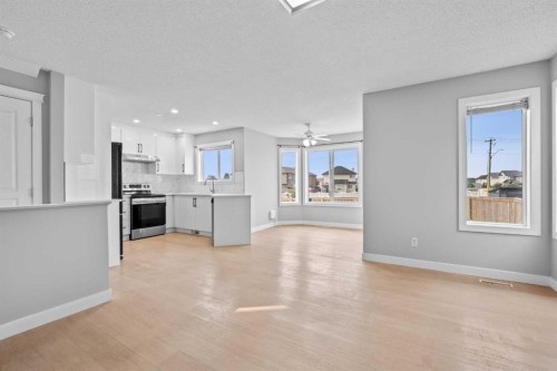 187 Martinvalley Crescent Ne, Calgary, AB - Indoor Photo Showing Kitchen With Upgraded Kitchen
