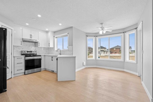 187 Martinvalley Crescent Ne, Calgary, AB - Indoor Photo Showing Kitchen With Upgraded Kitchen