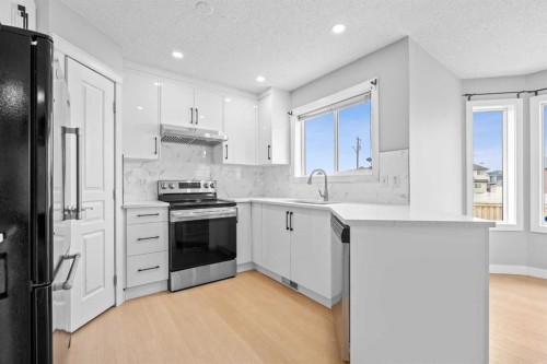 187 Martinvalley Crescent Ne, Calgary, AB - Indoor Photo Showing Kitchen With Upgraded Kitchen