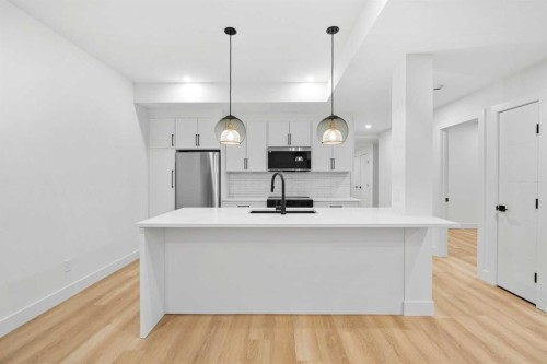 630 27 Avenue Ne, Calgary, AB - Indoor Photo Showing Kitchen With Upgraded Kitchen