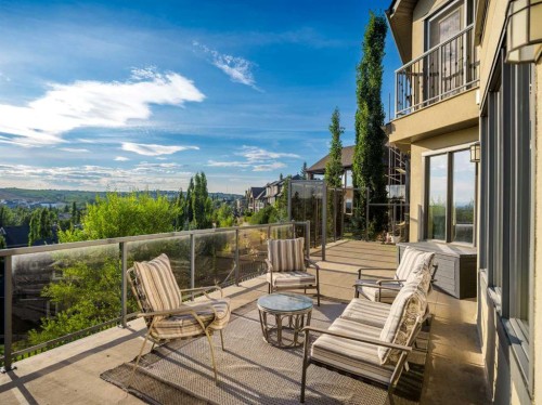 3221 77 Street Sw, Calgary, AB - Outdoor With Deck Patio Veranda With View