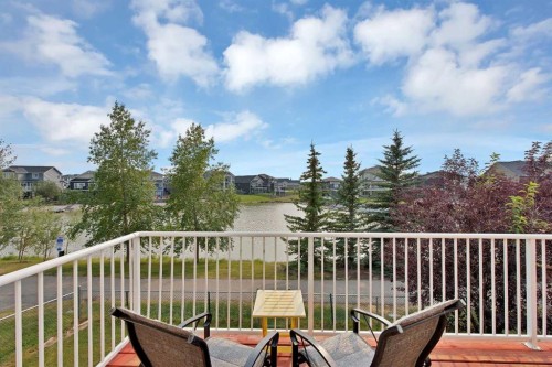 1125 Channelside Drive Sw, Airdrie, AB - Outdoor With Balcony With Deck Patio Veranda