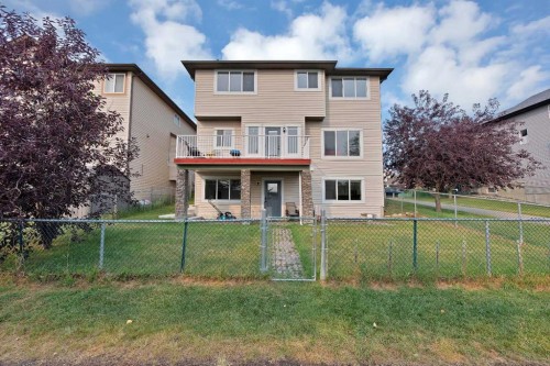 1125 Channelside Drive Sw, Airdrie, AB - Outdoor With Balcony With Deck Patio Veranda