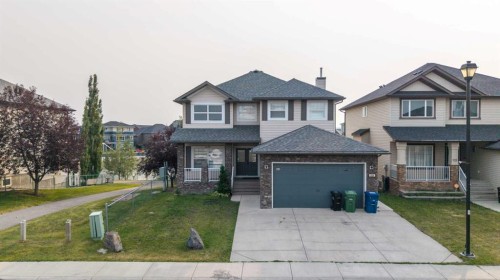 1125 Channelside Drive Sw, Airdrie, AB - Outdoor With Facade