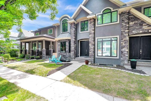 425 21 Avenue Nw, Calgary, AB - Outdoor With Deck Patio Veranda With Facade
