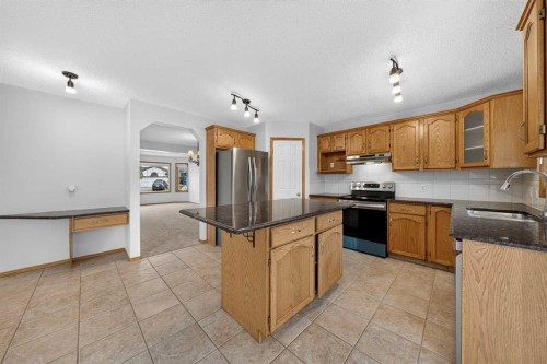 307 Edgeridge Gardens Nw, Calgary, AB - Indoor Photo Showing Kitchen With Stainless Steel Kitchen With Double Sink