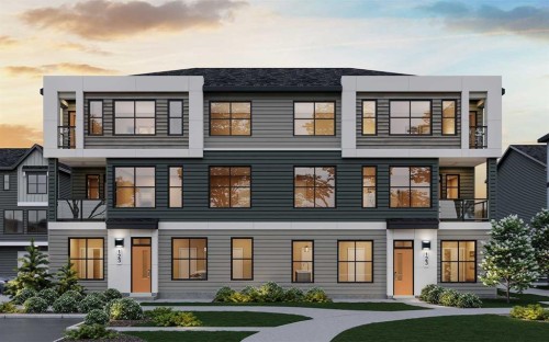 1601-60 Howse Lane Ne, Calgary, AB - Outdoor With Balcony With Facade