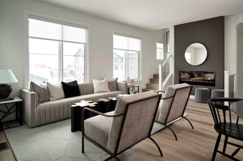 1601-60 Howse Lane Ne, Calgary, AB - Indoor Photo Showing Living Room