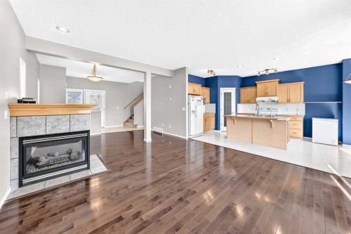 16 Royal Birch Rise Nw, Calgary, AB - Indoor With Fireplace