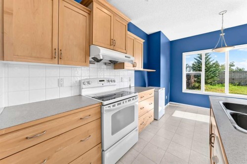 16 Royal Birch Rise Nw, Calgary, AB - Indoor Photo Showing Kitchen With Double Sink