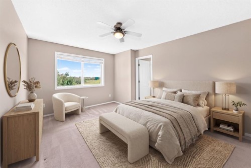 16 Royal Birch Rise Nw, Calgary, AB - Indoor Photo Showing Bedroom