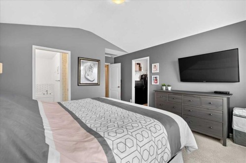 60 Mahogany Grove Se, Calgary, AB - Indoor Photo Showing Bedroom