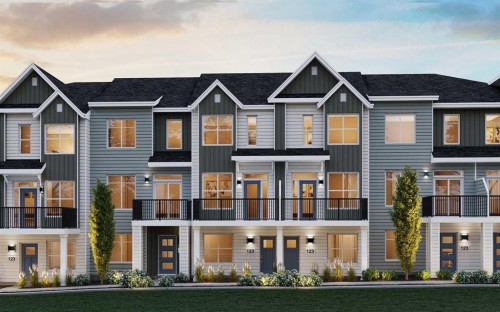 205-4115 206 Avenue Se, Calgary, AB - Outdoor With Balcony With Facade