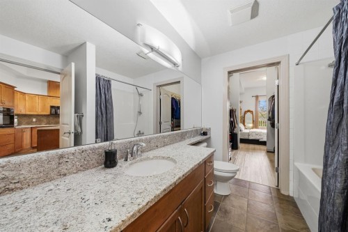 107-3101 34 Avenue Nw, Calgary, AB - Indoor Photo Showing Bathroom