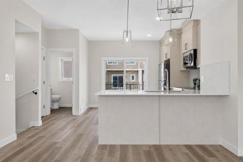 207-75 Cornerstone Row Ne, Calgary, AB - Indoor Photo Showing Kitchen