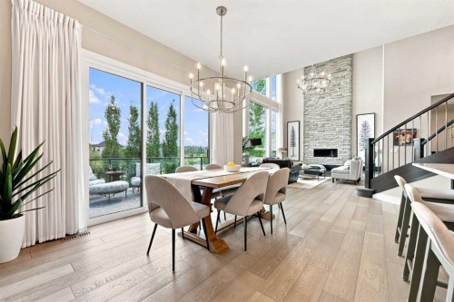 41 Whispering Springs Way, Heritage Pointe, AB - Indoor Photo Showing Dining Room
