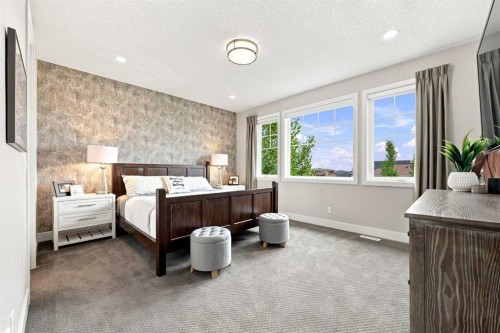 41 Whispering Springs Way, Heritage Pointe, AB - Indoor Photo Showing Bedroom