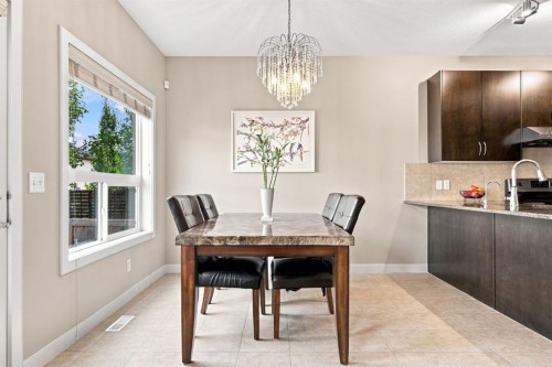 58 Everwoods Park Sw, Calgary, AB - Indoor Photo Showing Dining Room