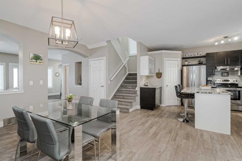 260 Chaparral Ridge Circle Se, Calgary, AB - Indoor Photo Showing Dining Room