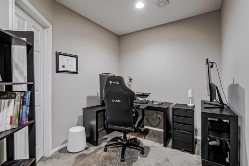 260 Chaparral Ridge Circle Se, Calgary, AB - Indoor Photo Showing Office